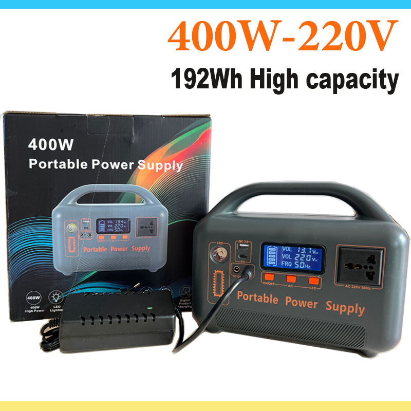 Solar Emergency Charger - Outdoor Emergency Portable Power Station 400W