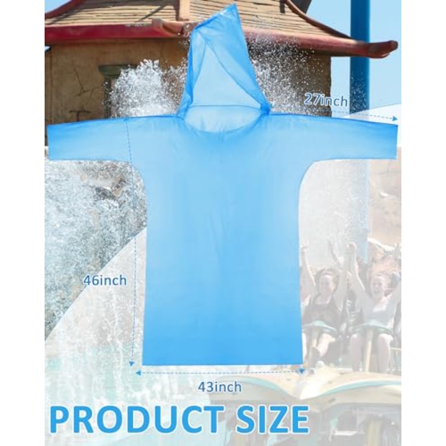 120 Pack Disposable Rain Ponch - đánh giá và giá Emergency Poncho Rain