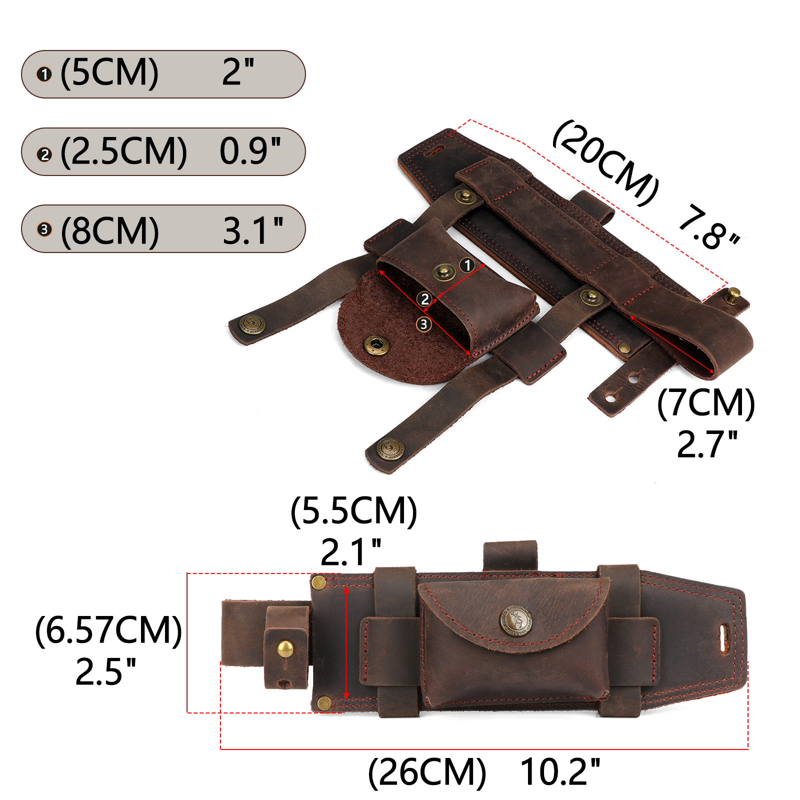 Tourbon Camping Leather thKnif - đánh giá và giá Bushcraft Knife Fixed