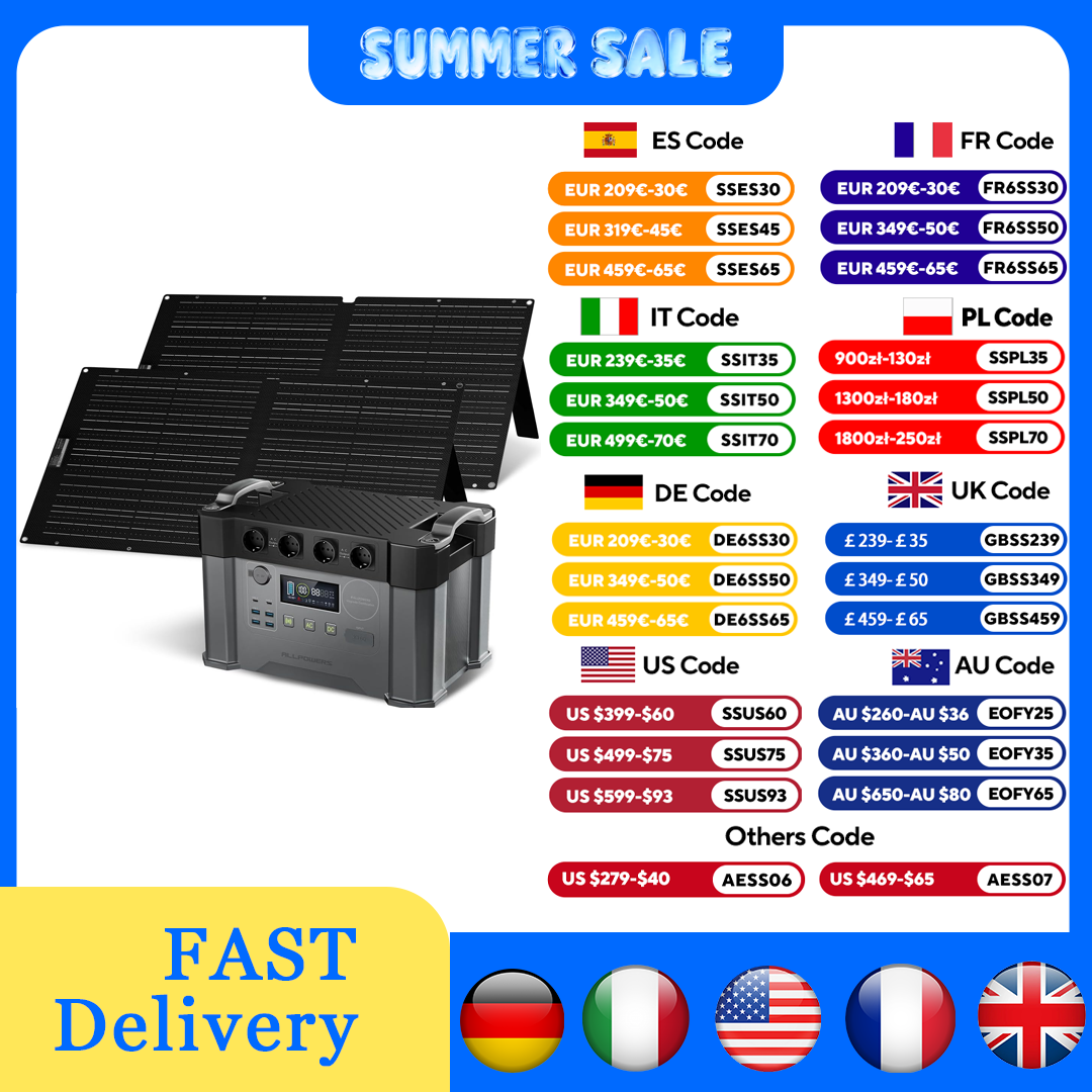 ALLPOWERS S2000 Pro Outdoor Ge - đánh giá và giá Solar Emergency Charger