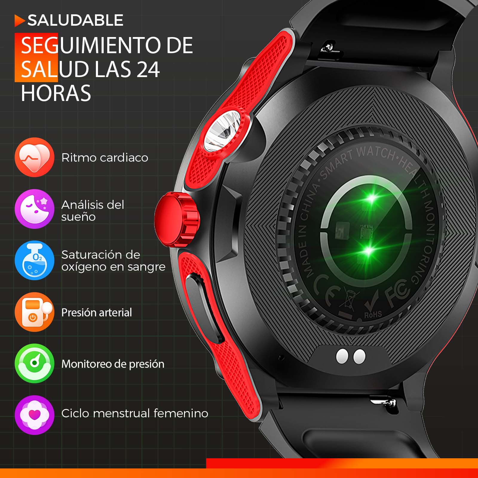 EIGIIS Smart Watch 3ATM Waterp - đánh giá và giá Compass Lensatic