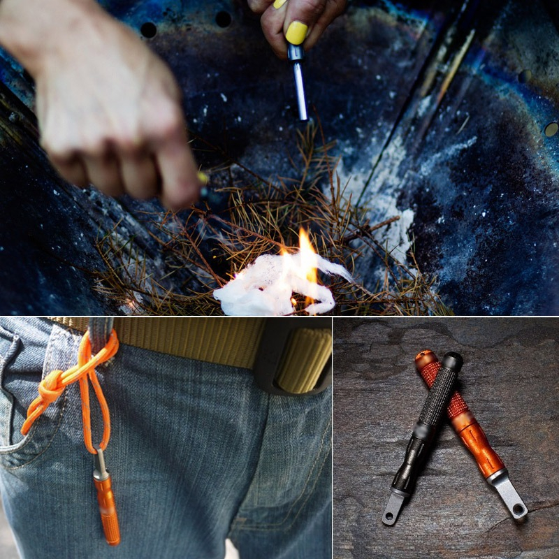 2PCS  Multifunctional Flint Wa - đánh giá và giá Magnesium Fire Starter