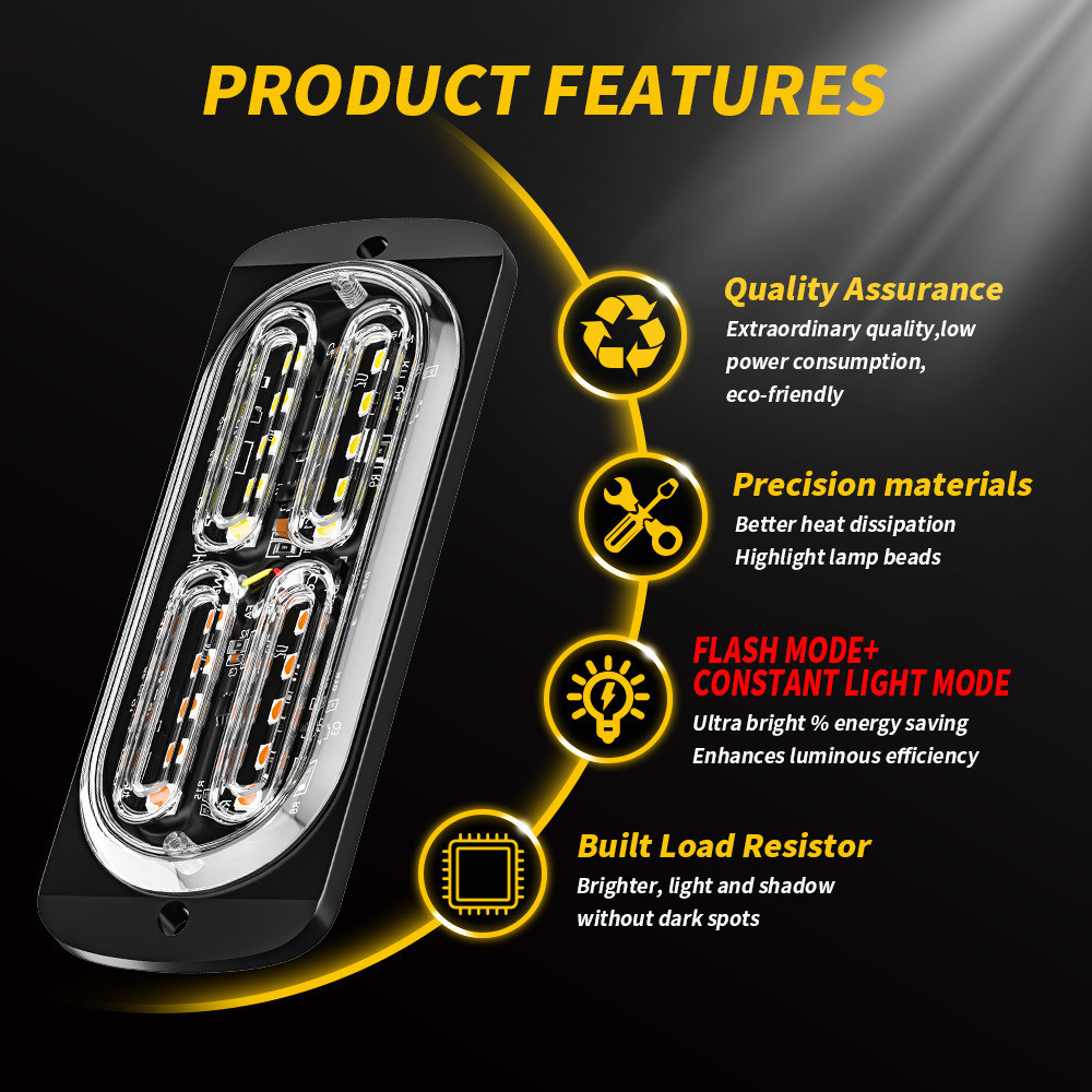 1pcs Led Strobe Warning Light  - đánh giá và giá Sos Light Strobe