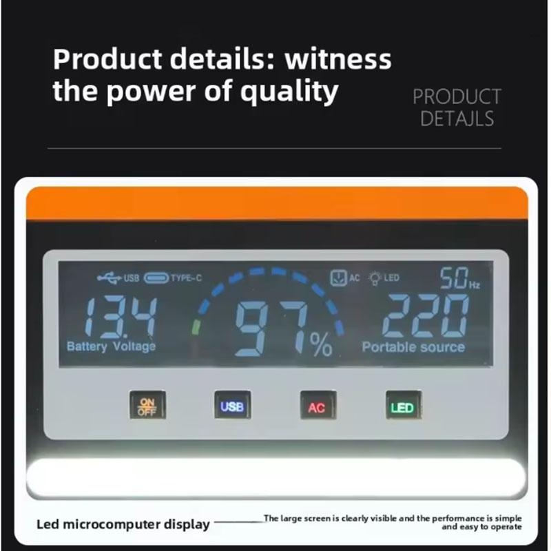 Original 220V 40AH Portable Po - đánh giá và giá Solar Emergency Charger