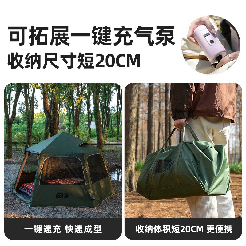 Automatic inflatable tent Outd - đánh giá và giá Emergency Mylar Tent
