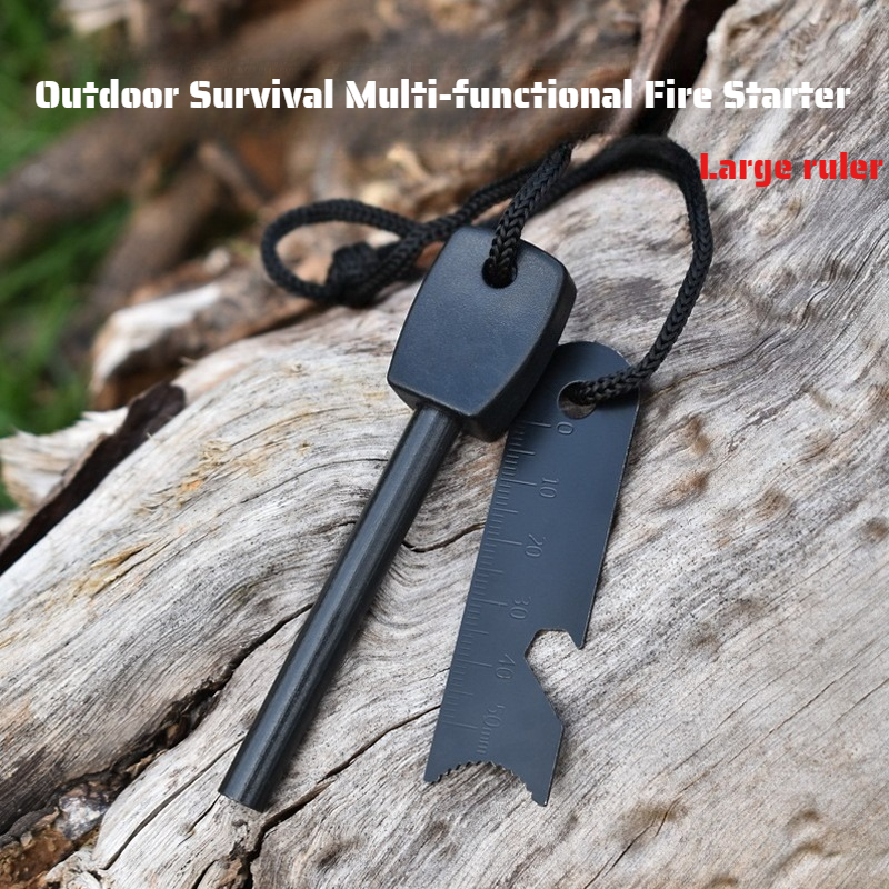 Multi-Function Wooden Handle M - đánh giá và giá Magnesium Fire Starter