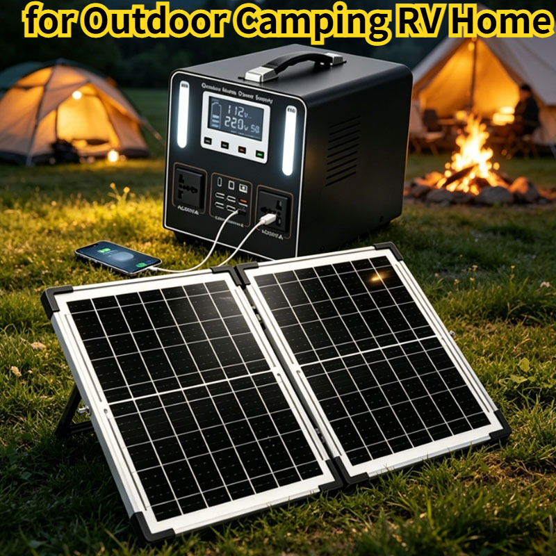 New 500W 220V High Power  LiFe - đánh giá và giá Solar Emergency Charger