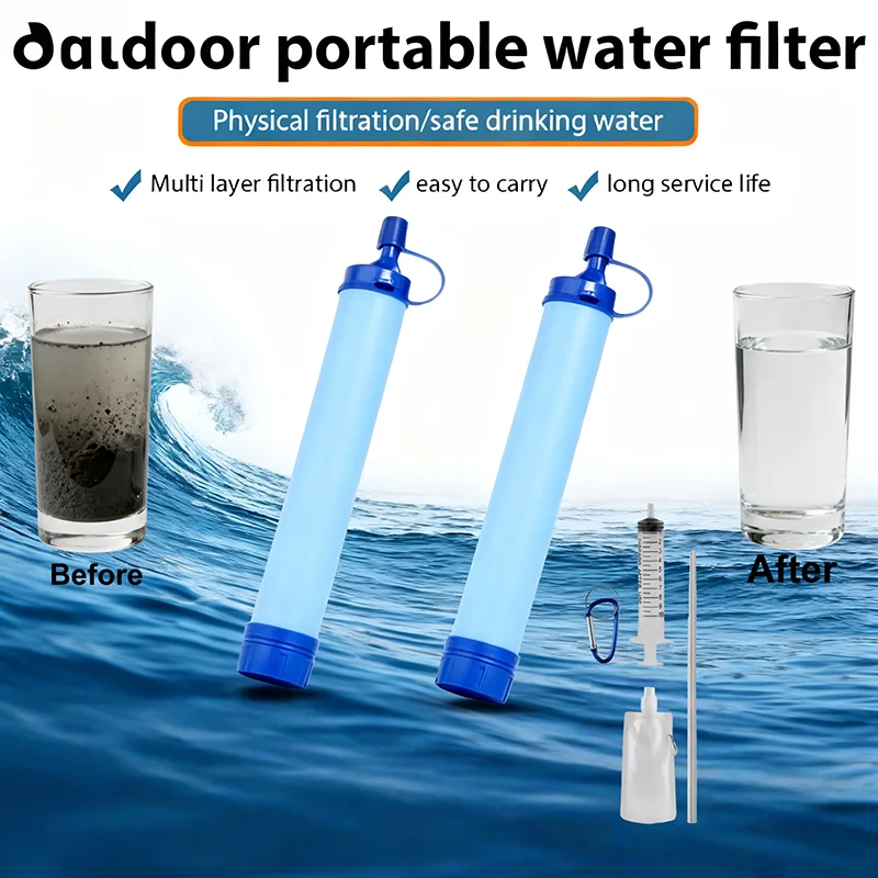 Outdoor Water Filter Straw Cam - đánh giá và giá Water Purification Straw