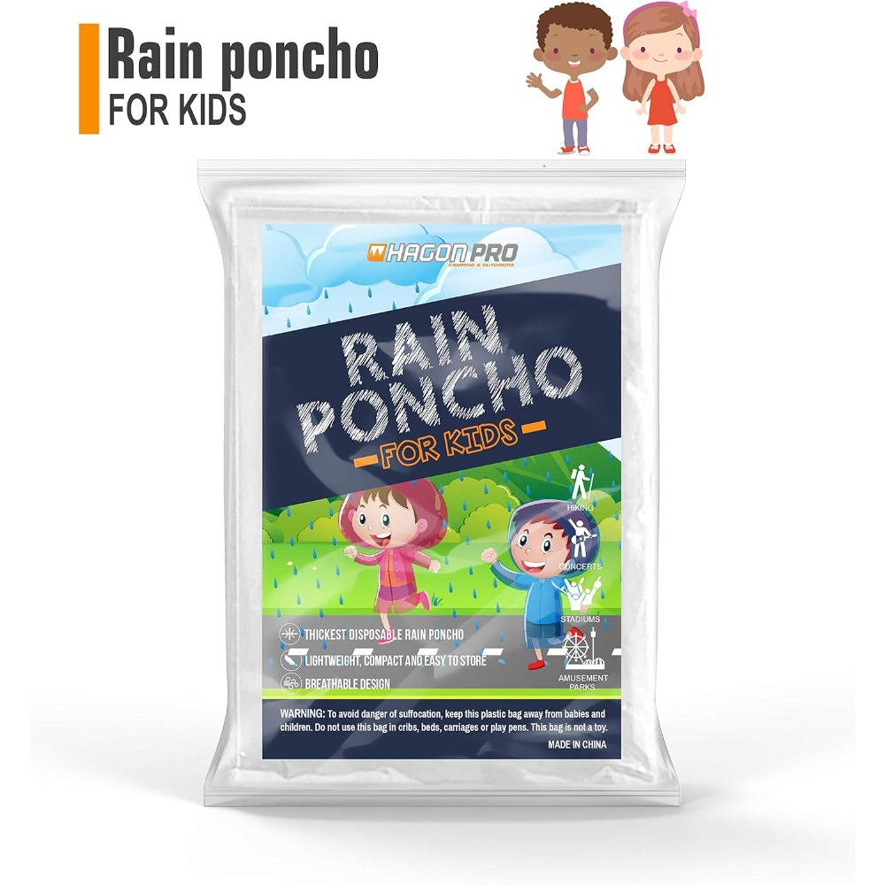 Hagon PRO Disposable Rain Ponc - đánh giá và giá Emergency Poncho Rain