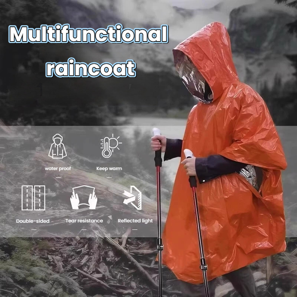Portable Outdoor Emergency Rai - đánh giá và giá Emergency Poncho Rain