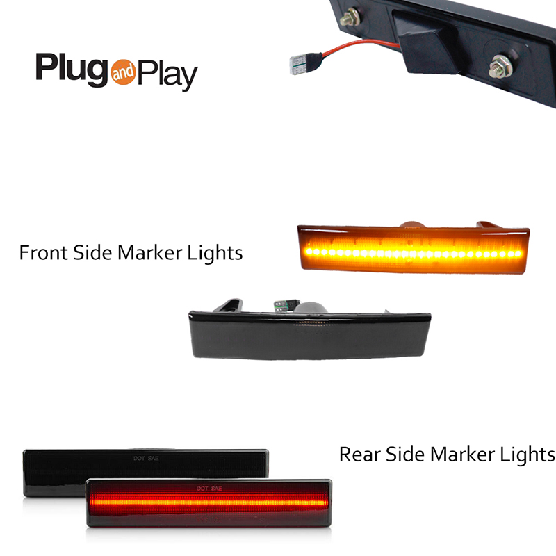 Front Amber / Rear Red LED Car - đánh giá và giá Signal Flare Kit