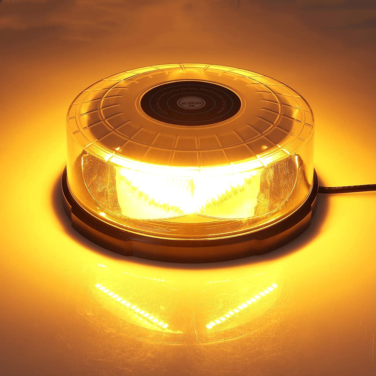 Yellow 24 LED Car Roof Ceiling - đánh giá và giá Sos Light Strobe