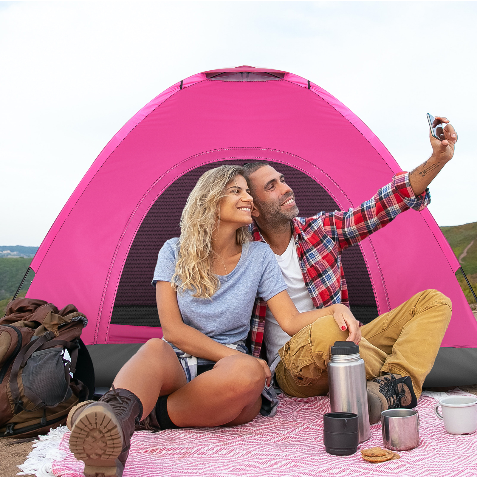 3 4 Person Camping Dome Tent W - đánh giá và giá Emergency Mylar Tent