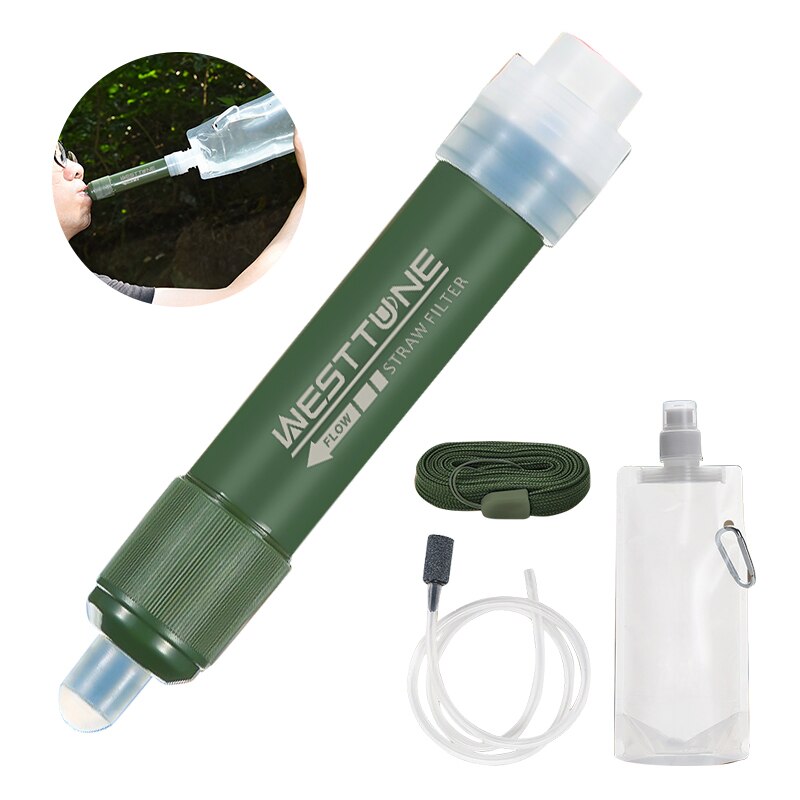 Outdoor Mini Filter Straw Set  - đánh giá và giá Water Purification Straw