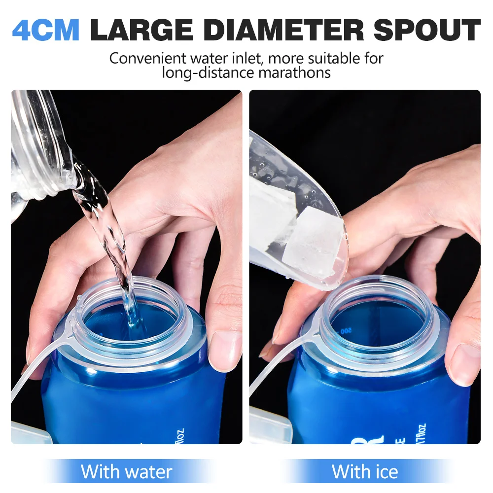 NEWBOLER 300/500ML Water Bottl - đánh giá và giá Water Bag Collapsible