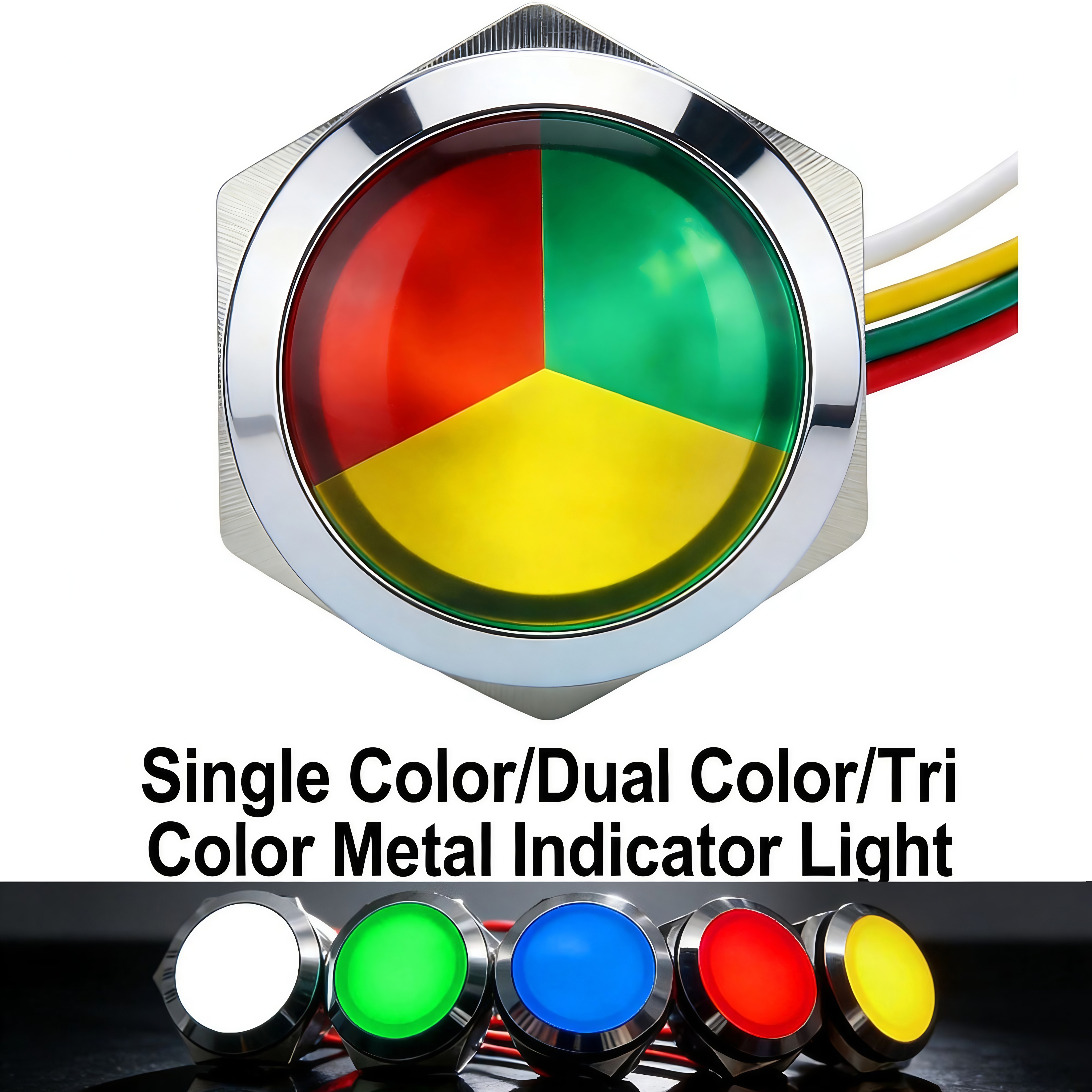 Metal LED Indicator Light 12mm - đánh giá và giá Signal Panel Orange