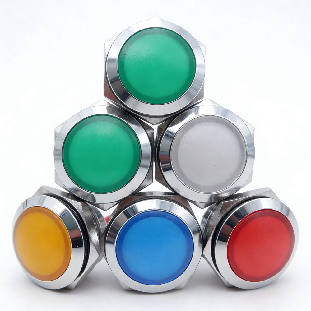 Metal LED Indicator Light 12mm - đánh giá và giá Signal Panel Orange
