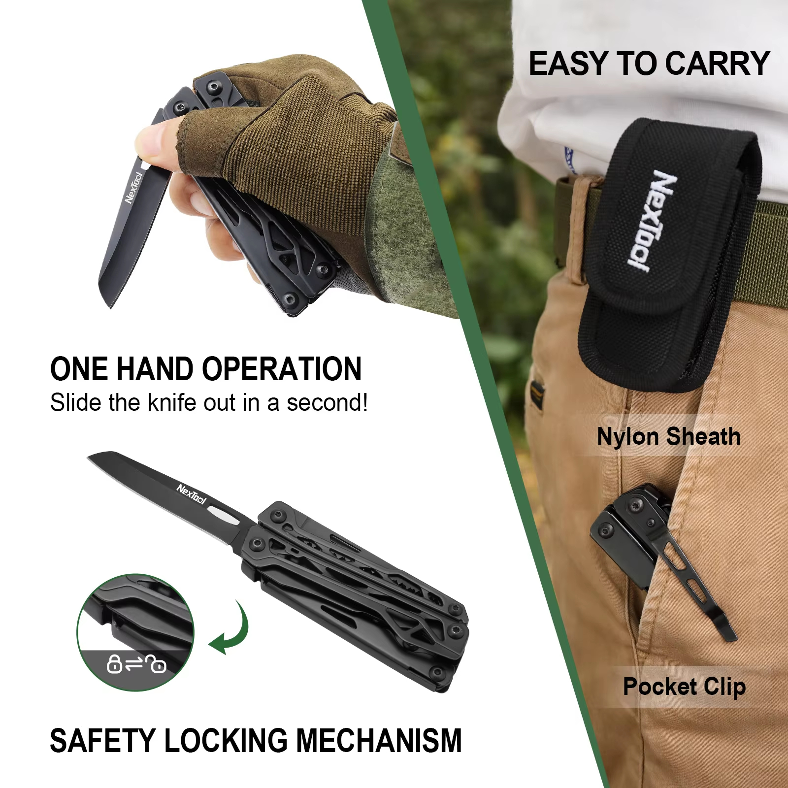 Nextool Black Knight 11 in 1 F - đánh giá và giá Multi Tool Plier