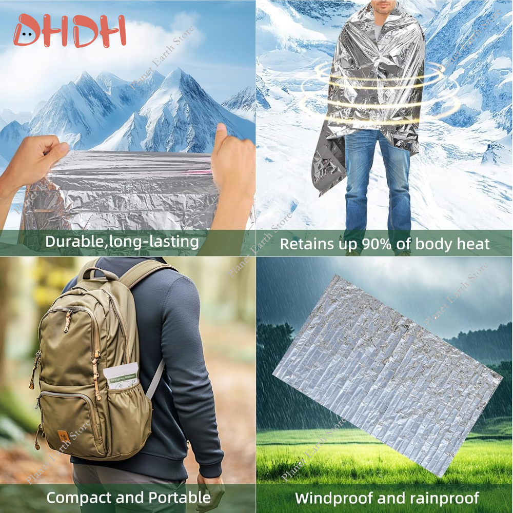 Emergency Thermal Blanket 5/10 - đánh giá và giá Survival Blanket Reflective