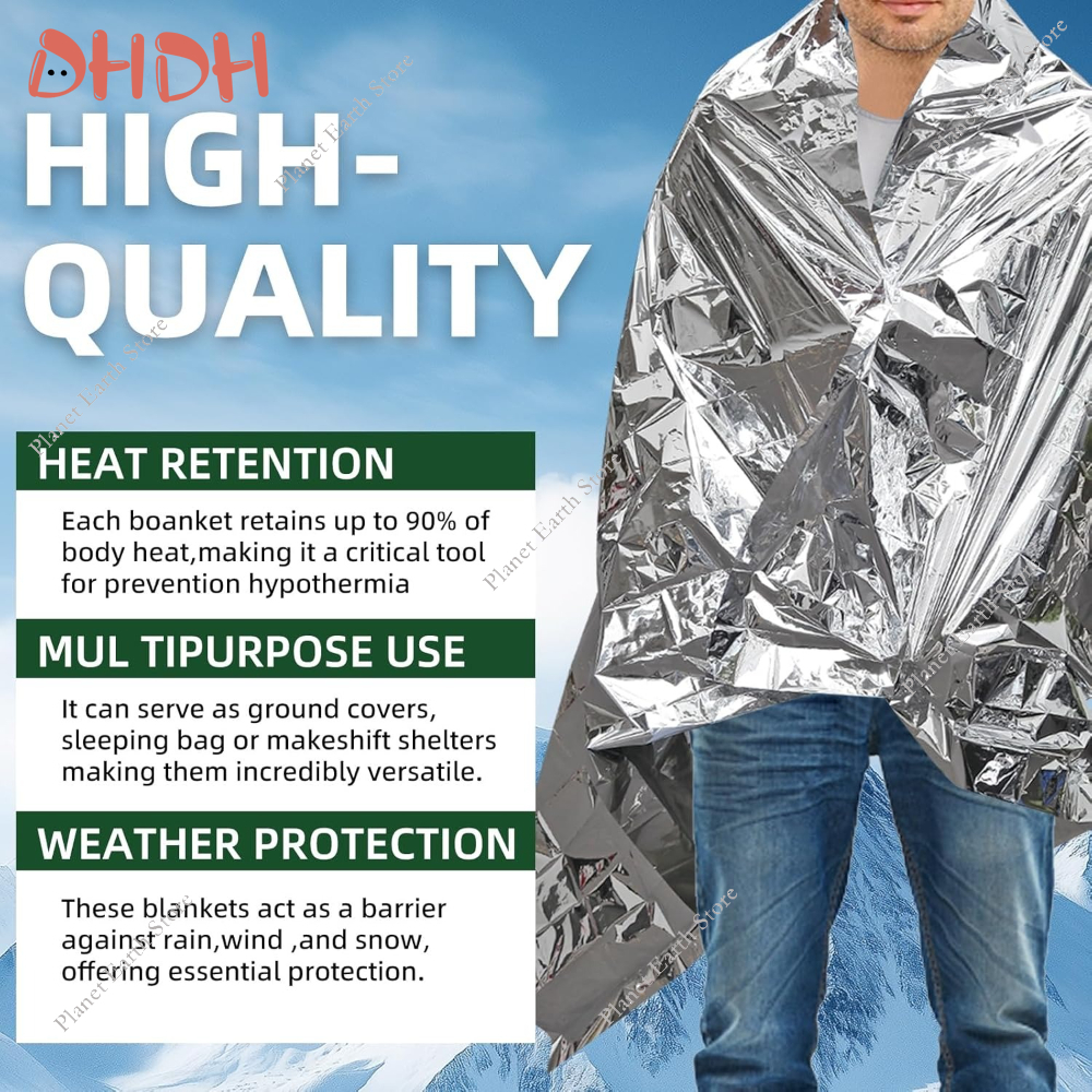 Emergency Thermal Blanket 5/10 - đánh giá và giá Survival Blanket Reflective