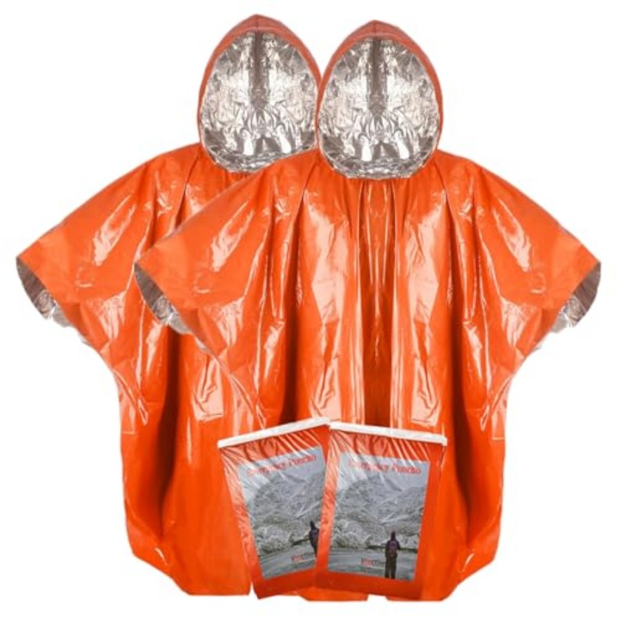 Thickened Emergency Rain Ponch - đánh giá và giá Emergency Poncho Rain