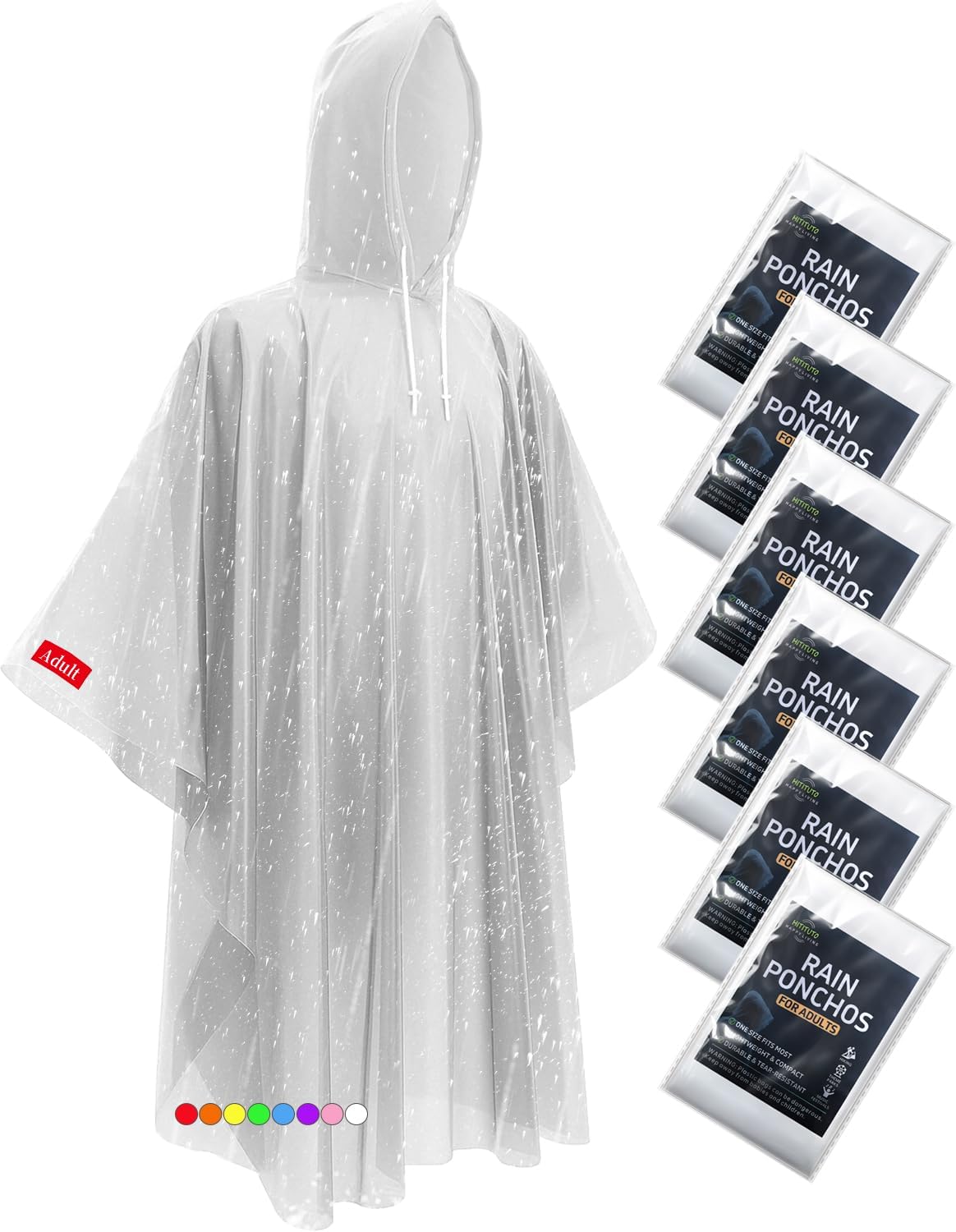 Extra Long Rain Ponchos for Ad - đánh giá và giá Emergency Poncho Rain