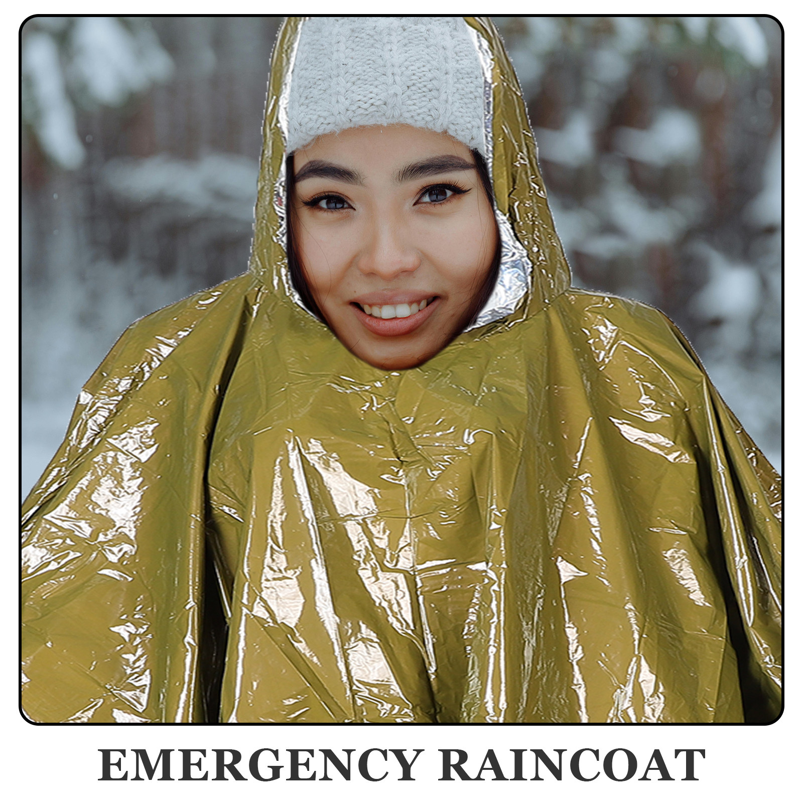 2Pcs Emergency Survival Poncho - đánh giá và giá Emergency Poncho Rain