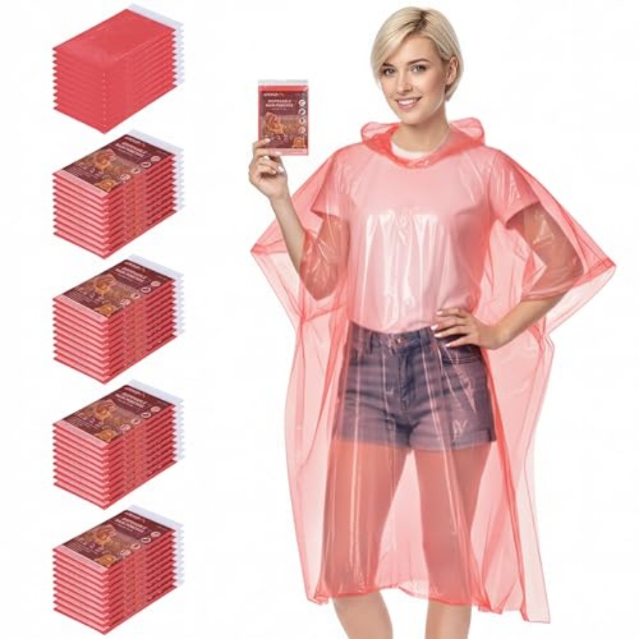 APEXUP Disposable Rain Ponchos - đánh giá và giá Emergency Poncho Rain