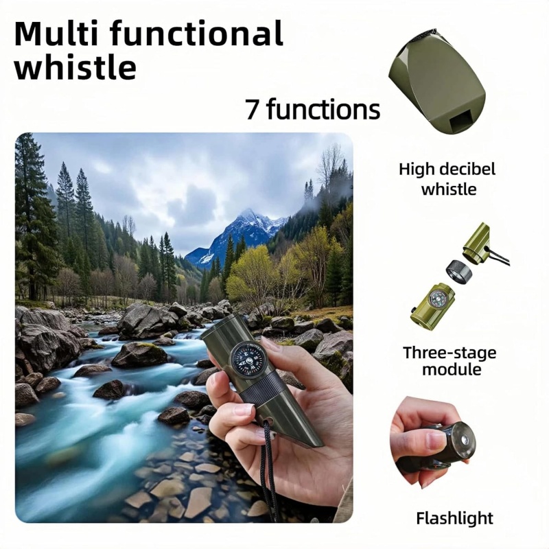 3-in-1 Emergency Whistles with - đánh giá và giá Emergency Whistle Loud