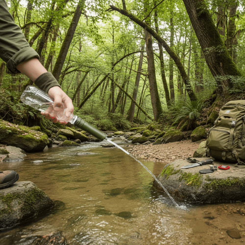 ABS Outdoor Mini Water Filter  - đánh giá và giá Water Purification Straw