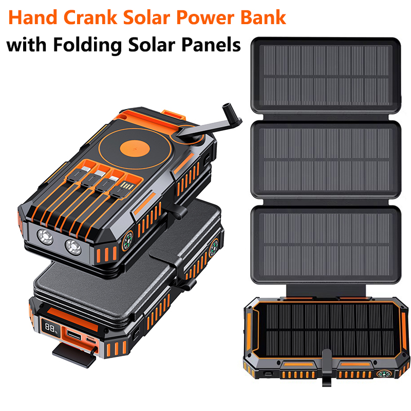 20000mAh Hand Crank Solar Powe - đánh giá và giá Solar Emergency Charger