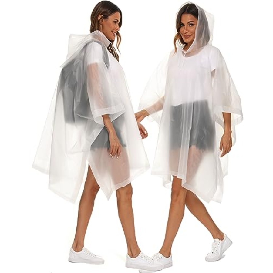 2 Pack Rain Ponchos for Adults - đánh giá và giá Emergency Poncho Rain