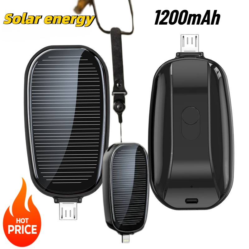 1200mAh Solar Mini Power Bank  - đánh giá và giá Solar Emergency Charger