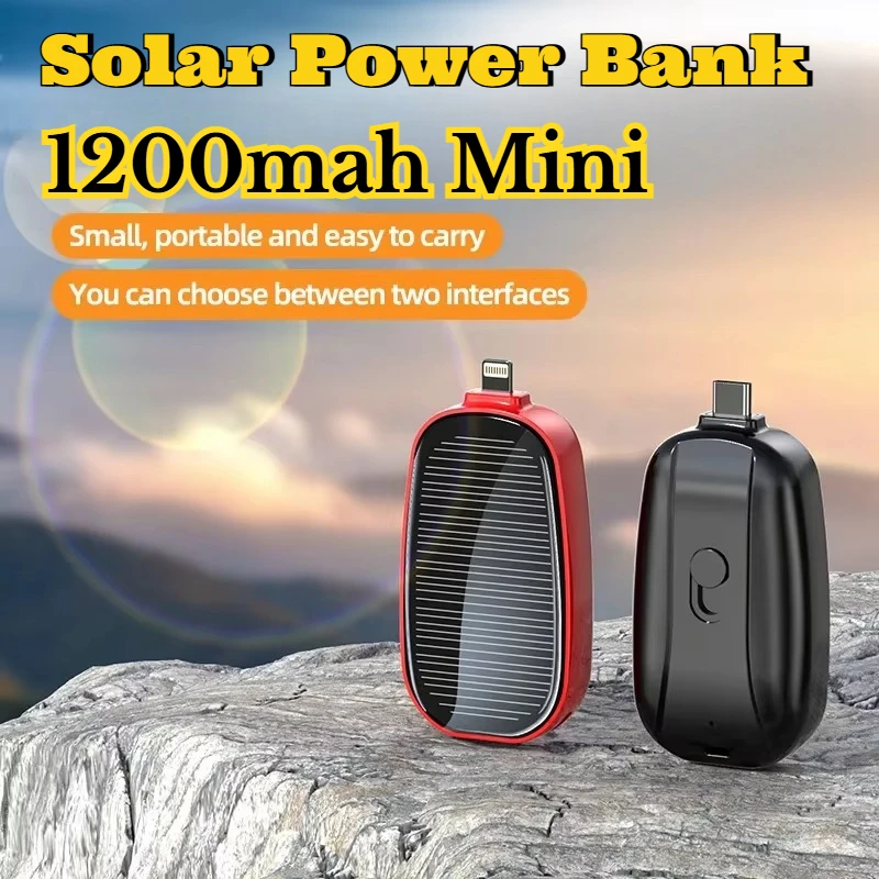 1200mAh Solar Mini Power Bank  - đánh giá và giá Solar Emergency Charger