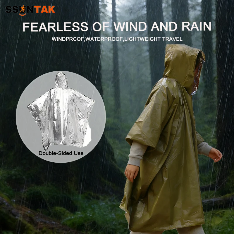 SSUNTAK Emergency Survival Rai - đánh giá và giá Emergency Poncho Rain