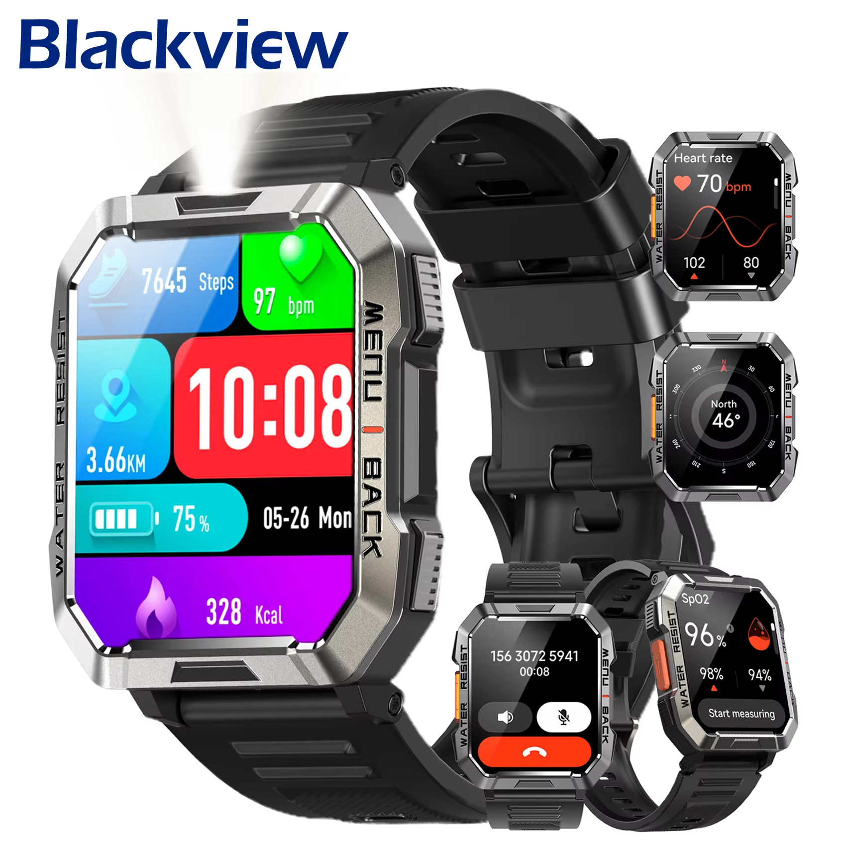 Blackview W60 Waterproof Smart - đánh giá và giá Compass Lensatic