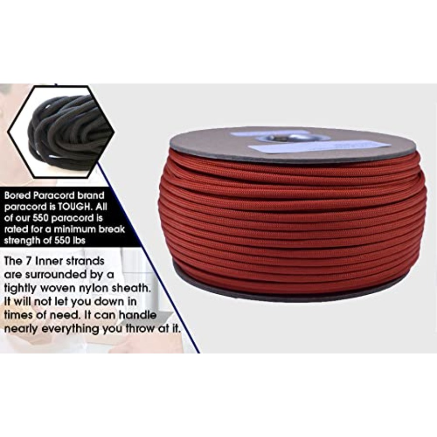 Paracord 1000 ft. Spool - Blac - đánh giá và giá Para Cord 1000Ft