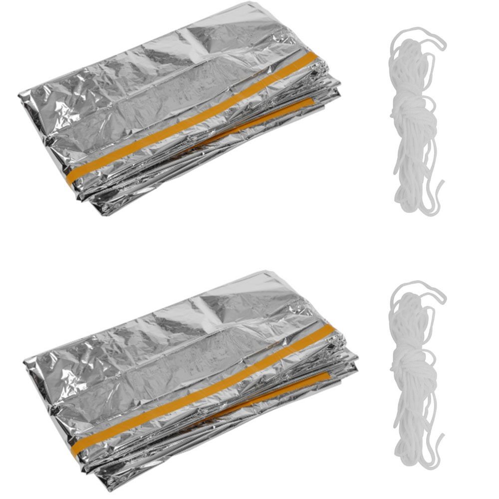 2 Pcs Durable Reflective Emerg - đánh giá và giá Survival Blanket Reflective