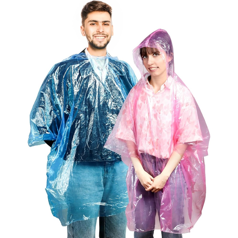 20 Pack Disposable Rain Poncho - đánh giá và giá Emergency Poncho Rain