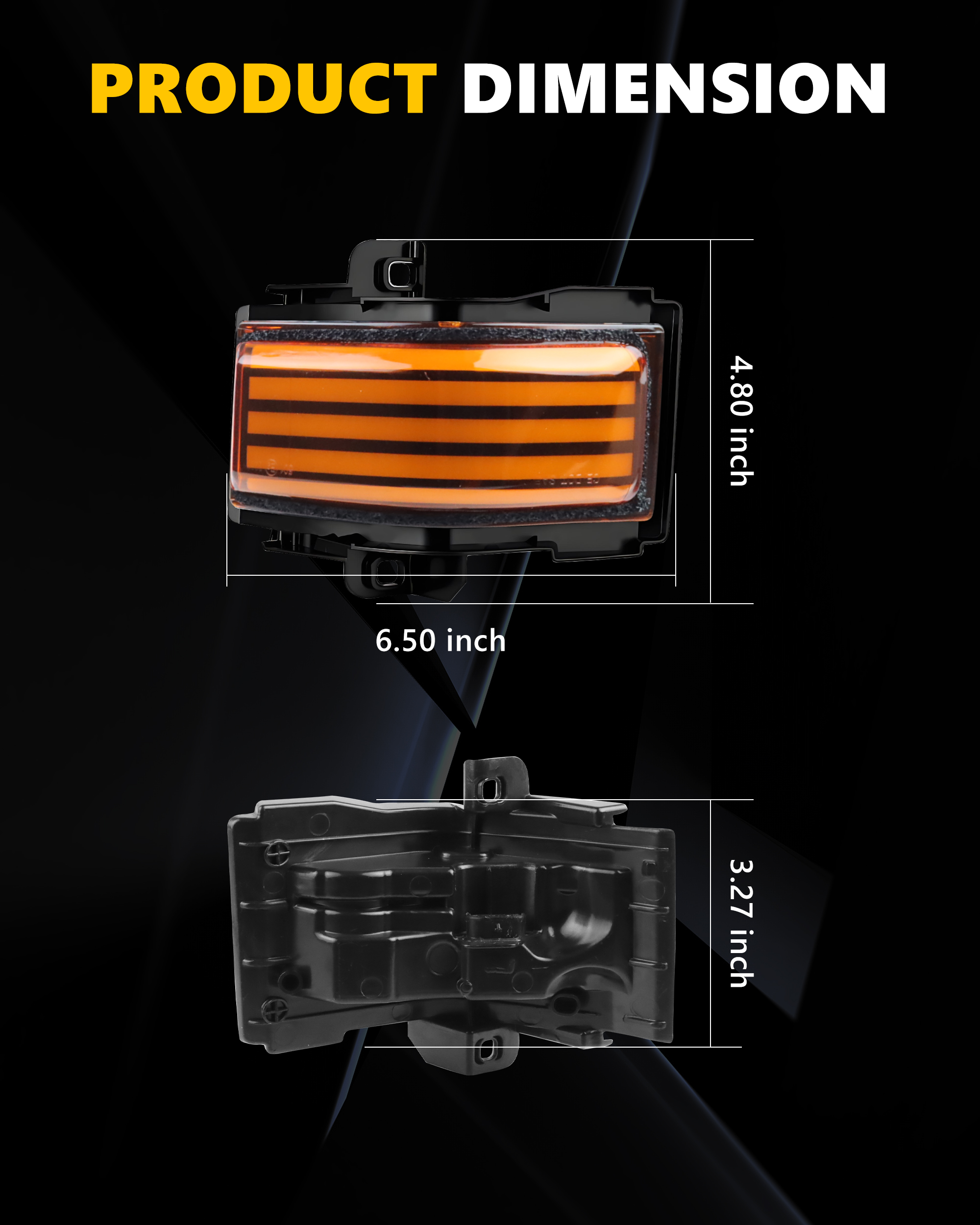 2Pcs Turn Signal Light Side Mi - đánh giá và giá Signal Panel Orange