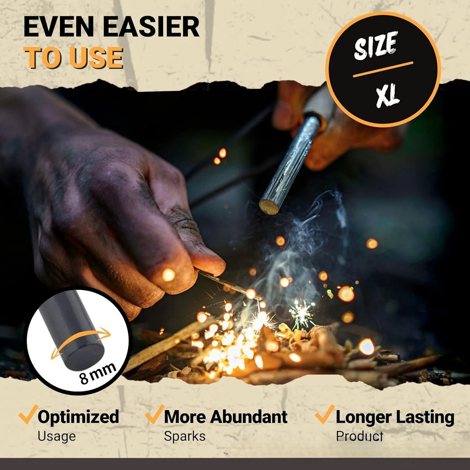 Portable Outdoor Flint and Ste - đánh giá và giá Magnesium Fire Starter
