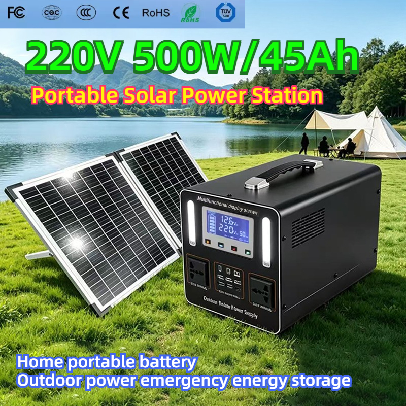 220V LiFePO4 Portable Power St - đánh giá và giá Solar Emergency Charger