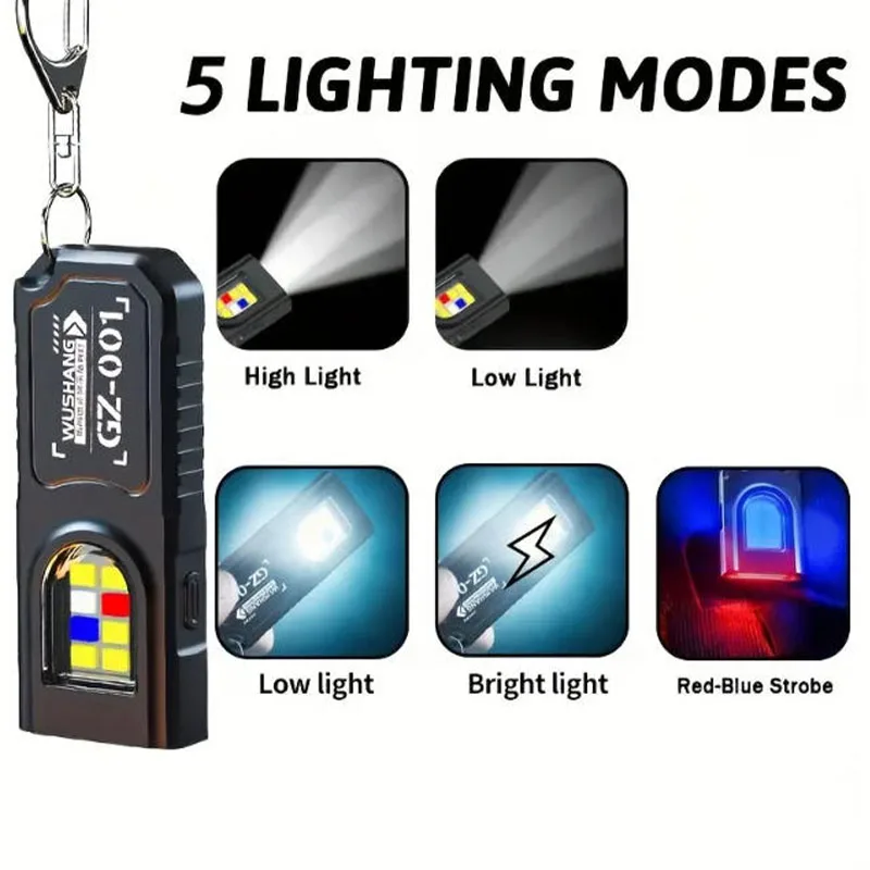 LED Keychain Flashlight Type C - đánh giá và giá Fishing Kit Compact