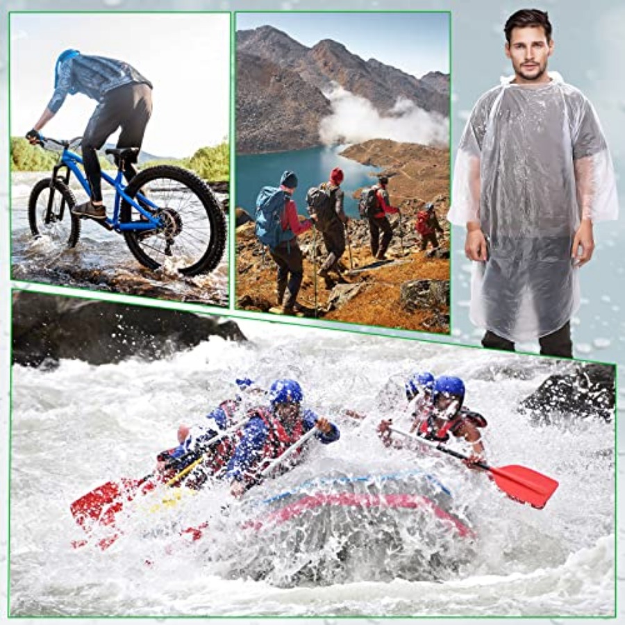 150 Pcs Disposable Rain Poncho - đánh giá và giá Emergency Poncho Rain