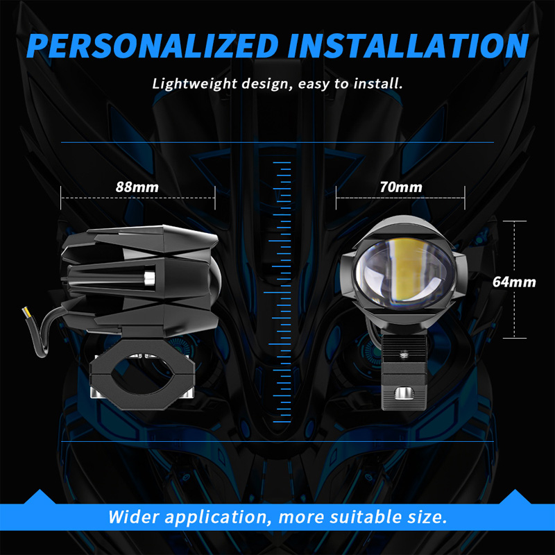 Motorcycle LED Fog Light Flash - đánh giá và giá Sos Light Strobe