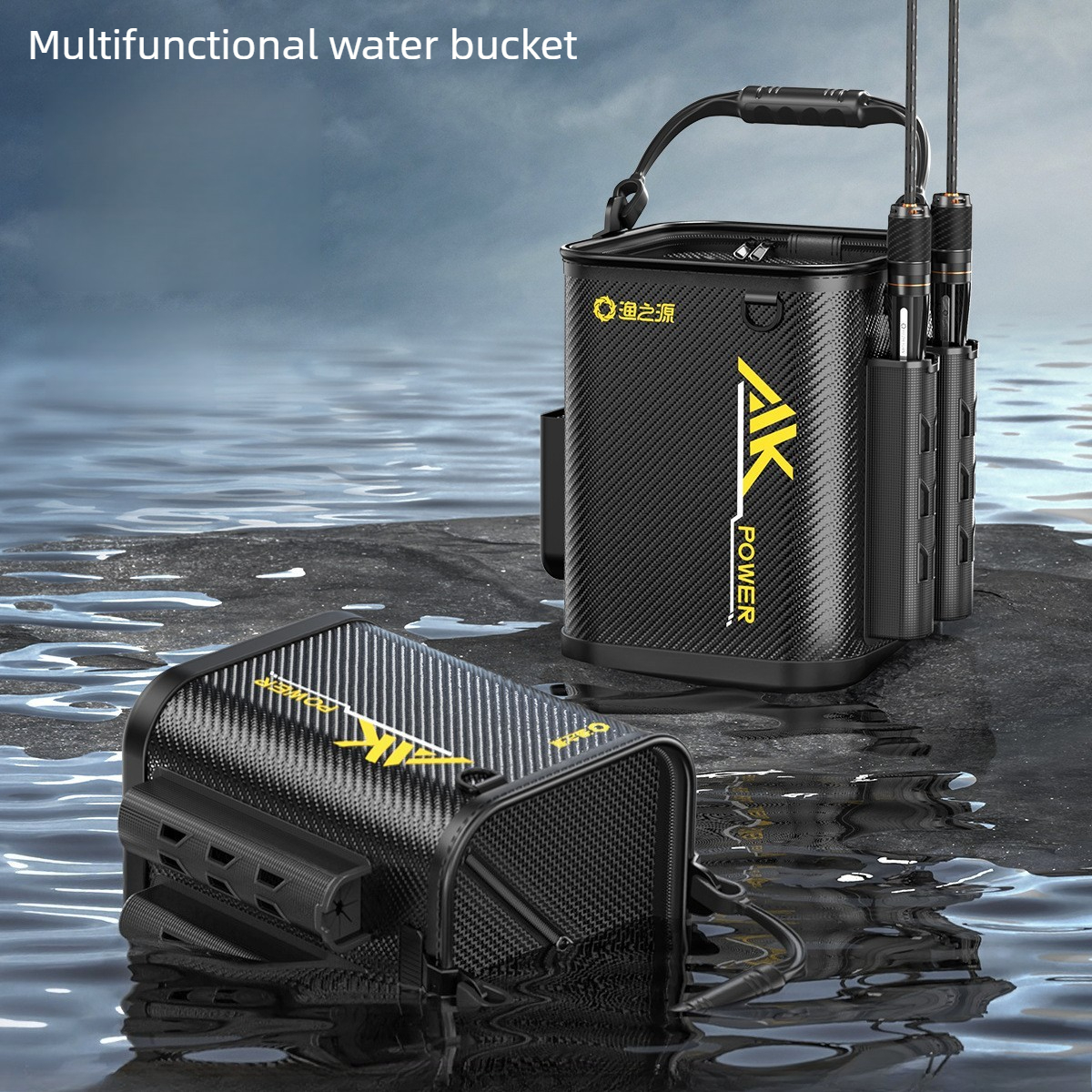 Multi-Functional Live Fish Buc - đánh giá và giá Water Bag Collapsible