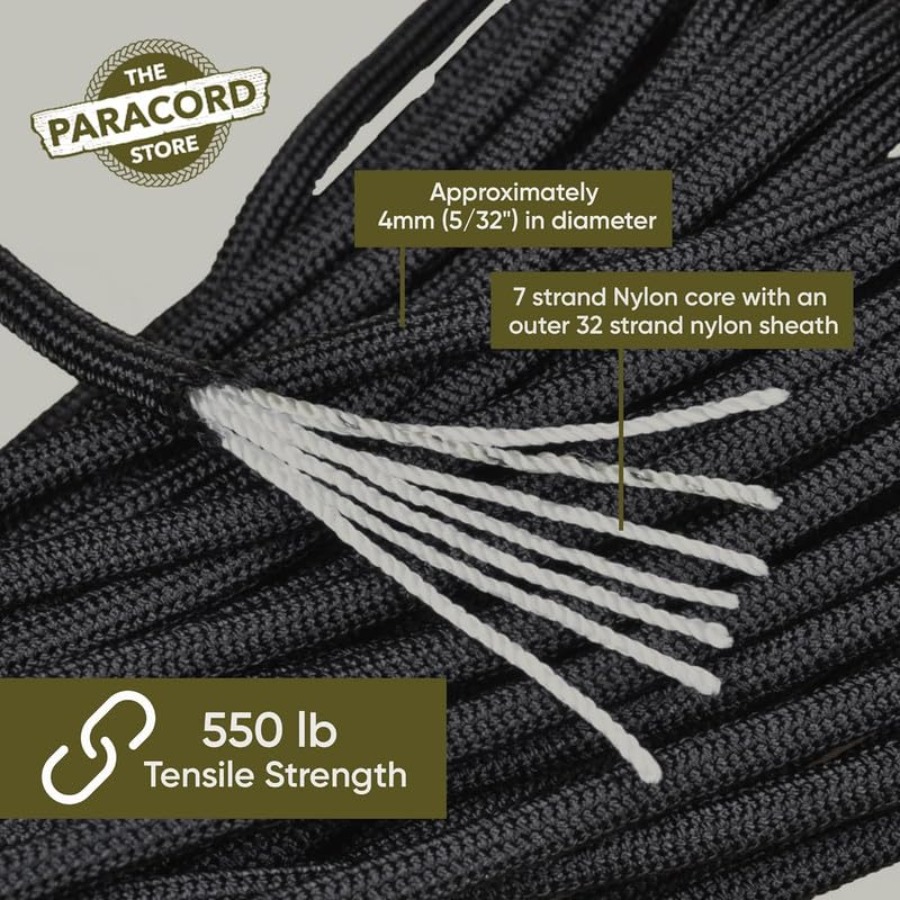 Type III 550 Paracord - 1000 F - đánh giá và giá Para Cord 1000Ft