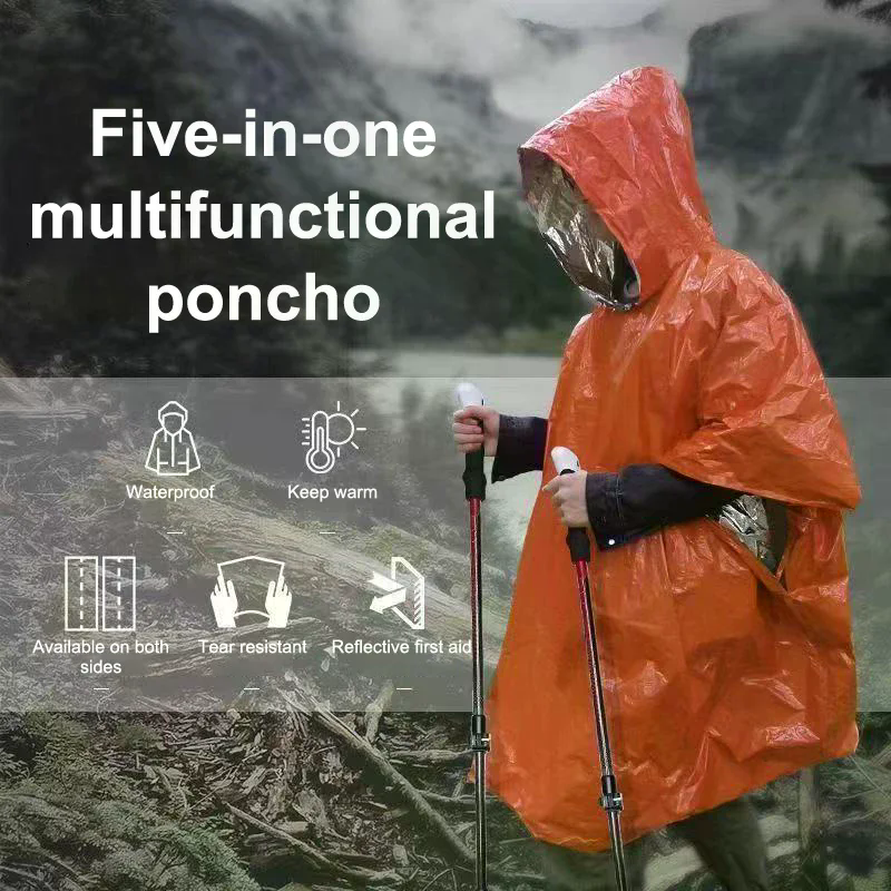4PCS Emergency Survival Rain H - đánh giá và giá Survival Blanket Reflective