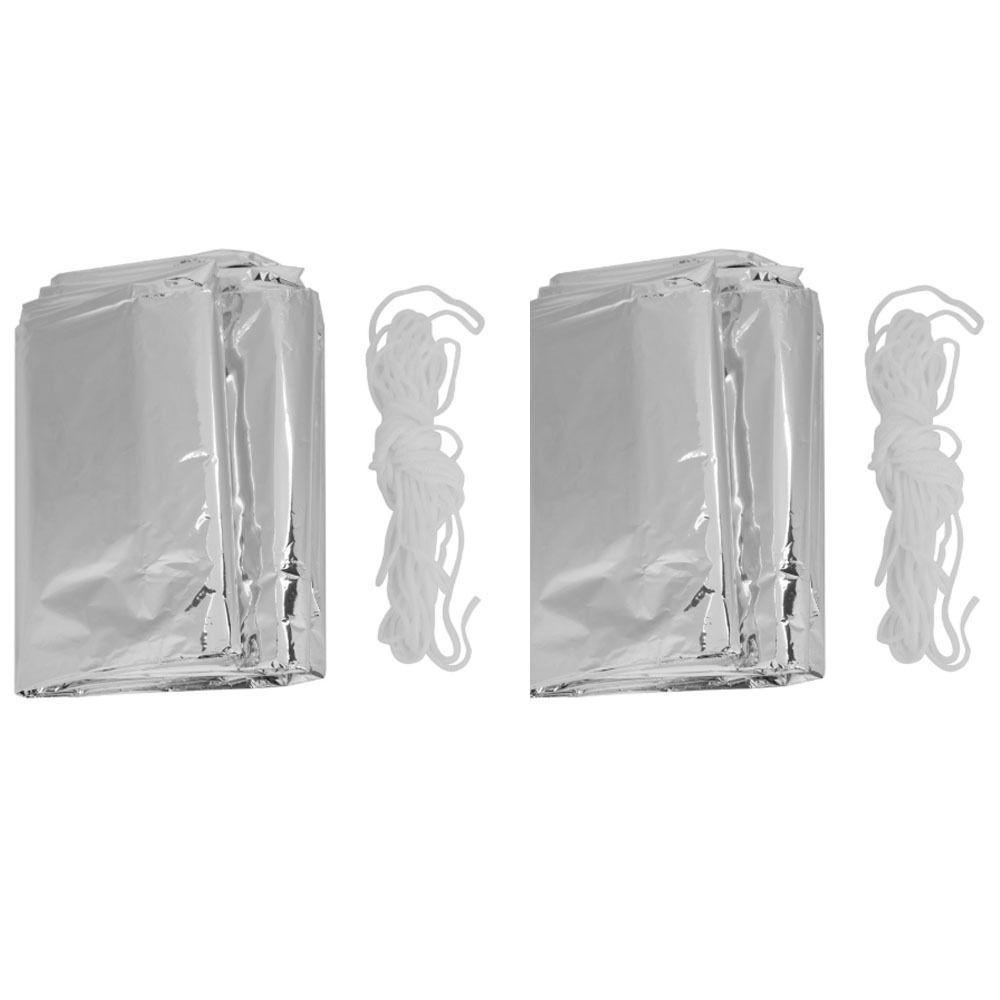 2 Pcs Reflective Emergency She - đánh giá và giá Survival Blanket Reflective