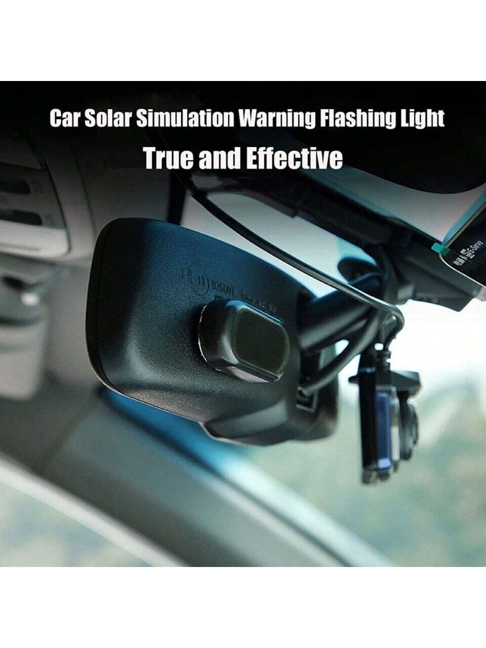 1PCS Black Shell Fake Solar Po - đánh giá và giá Sos Light Strobe